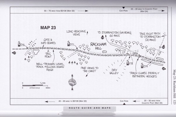 Sample of Jim Manthorpe's hand drawn maps
